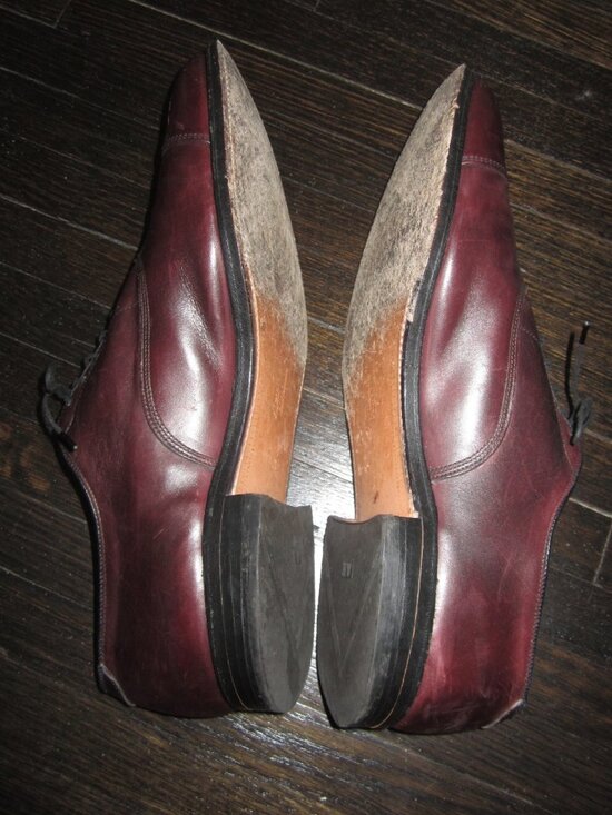 ALLEN EDMONDS PARK AVENUE Cap Toe Oxford Dress Shoes Burgundy Leather Men’s 11.5 main image 7